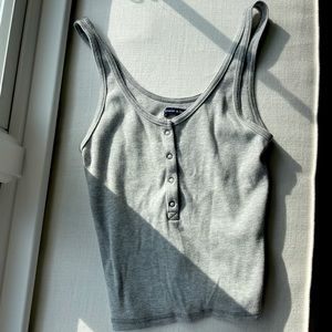 Abercrombie & Fitch Grey Tank Top
